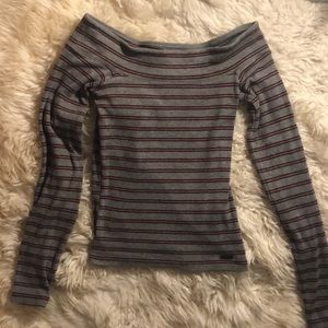 Hollister · Long sleeved off the shoulder